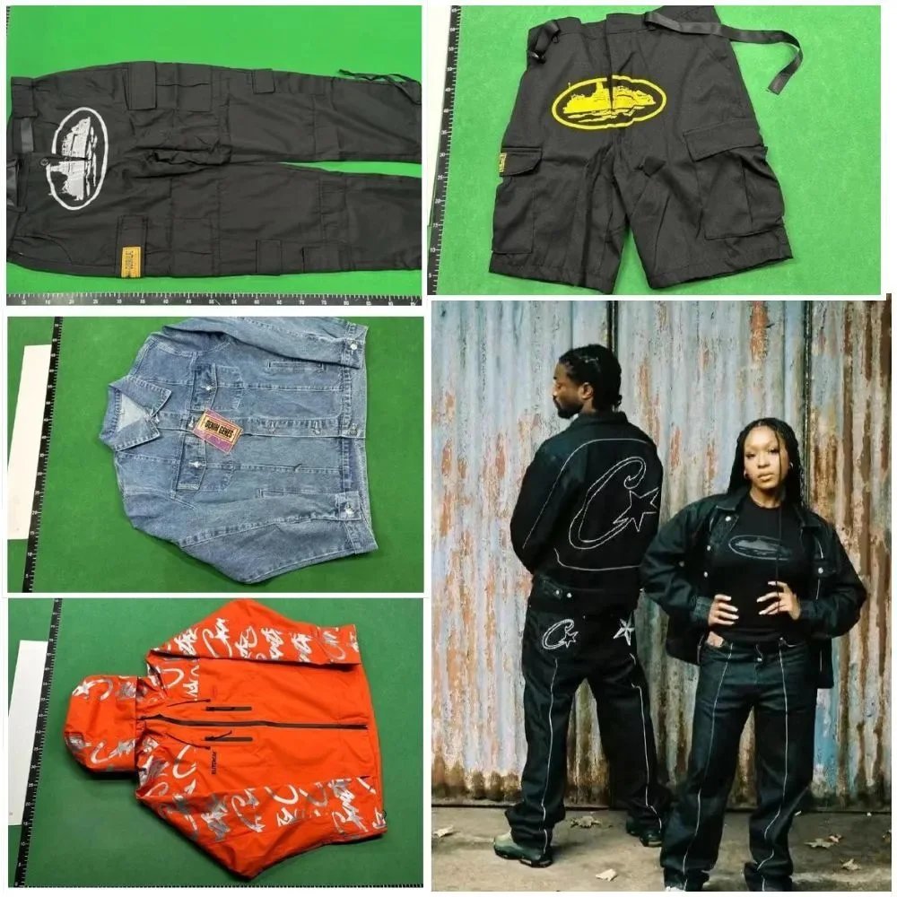 C2H4 Los Angeles Cargo Pants/Shorts/Denim Jacket/Orange Print Jacket [39 styles]