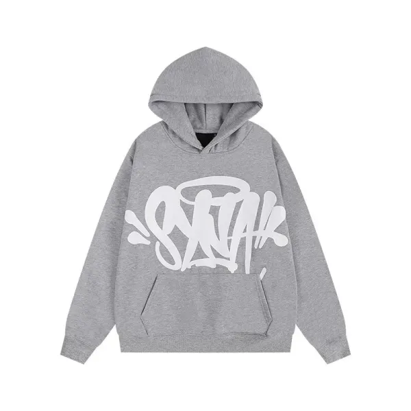 Unidentified Graffiti Logo Hoodie Gray - 1