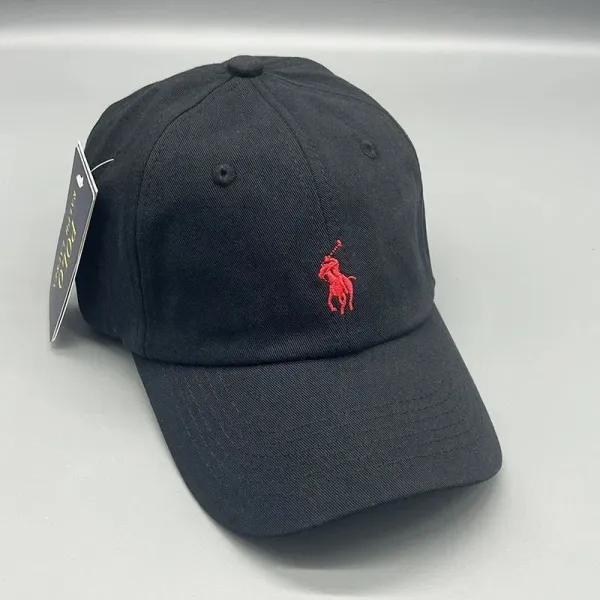 Ralph Lauren Polo Pony Embroidered Brown Baseball Cap - 9