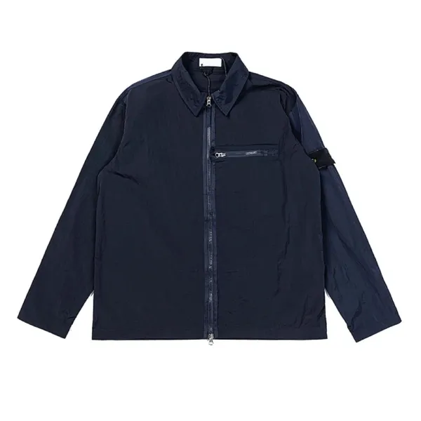 Stone Island Shadow Project Windbreaker Navy Outerwear - 1