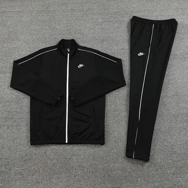 Nike Track Suit Black White - 1