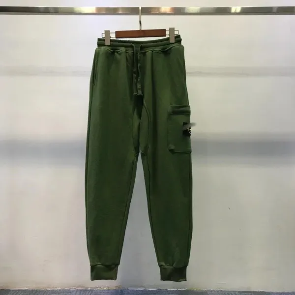 Stone Island Shadow Project Cargo Sweatpants Army Green - 1