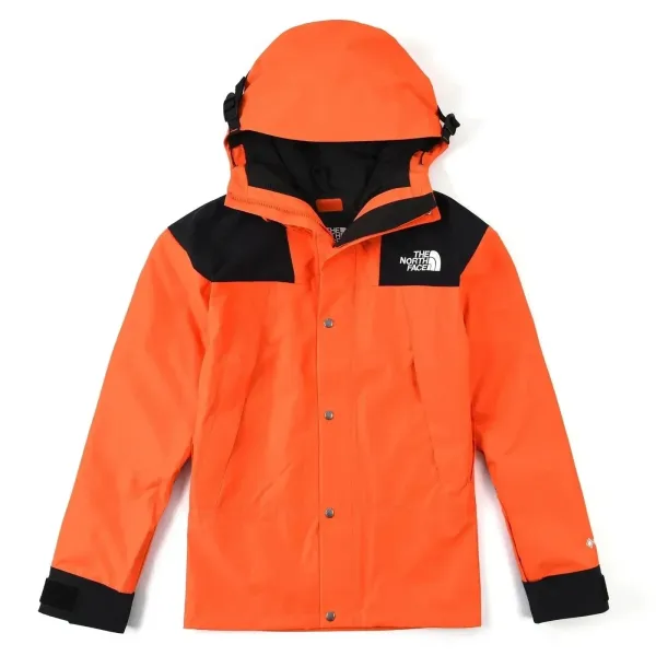 The North Face Mountain Light Jacket Orange/Black Outerwear - 1