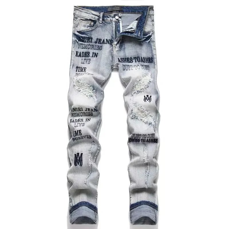 Distressed Black Slim Fit Jeans - 9