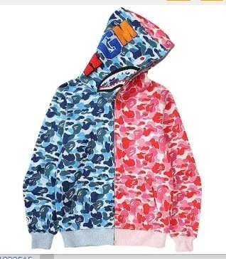 A Bathing Ape ABC Camo Split Hoodie Multicolor - 1