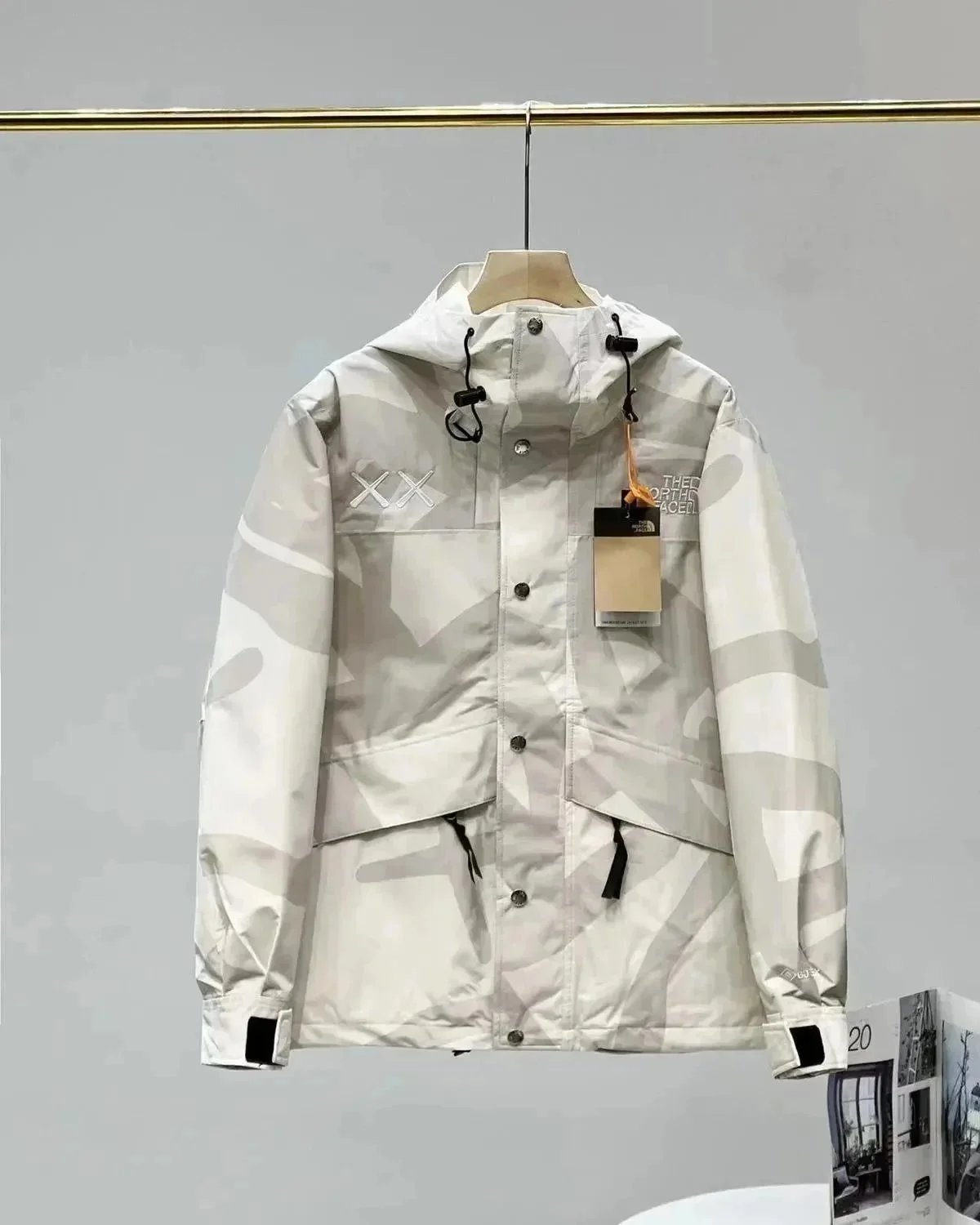 The North Face Mountain Light Jacket Royal Blue Black Outerwear - 5