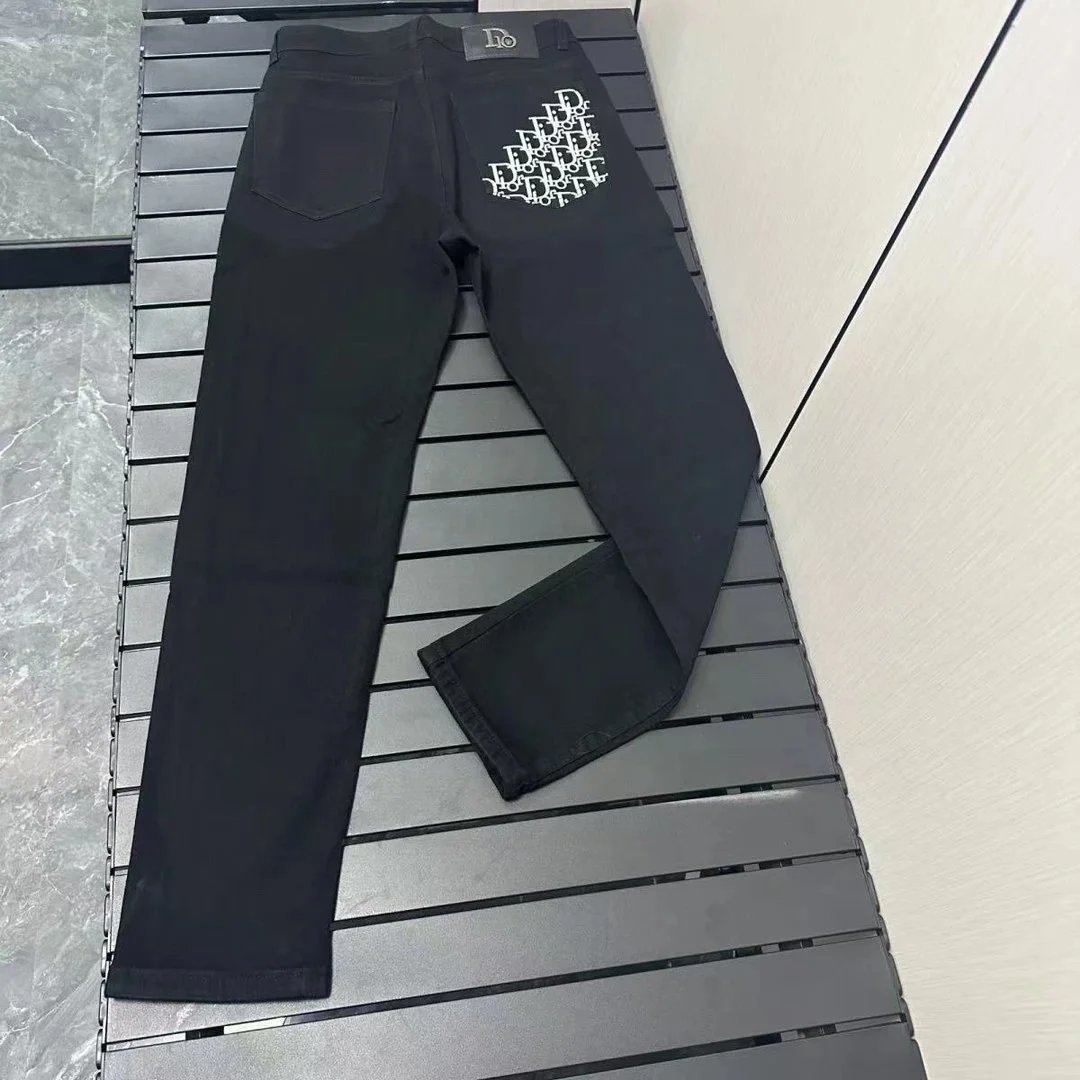 Dior Oblique Monogram Black Jeans - 1
