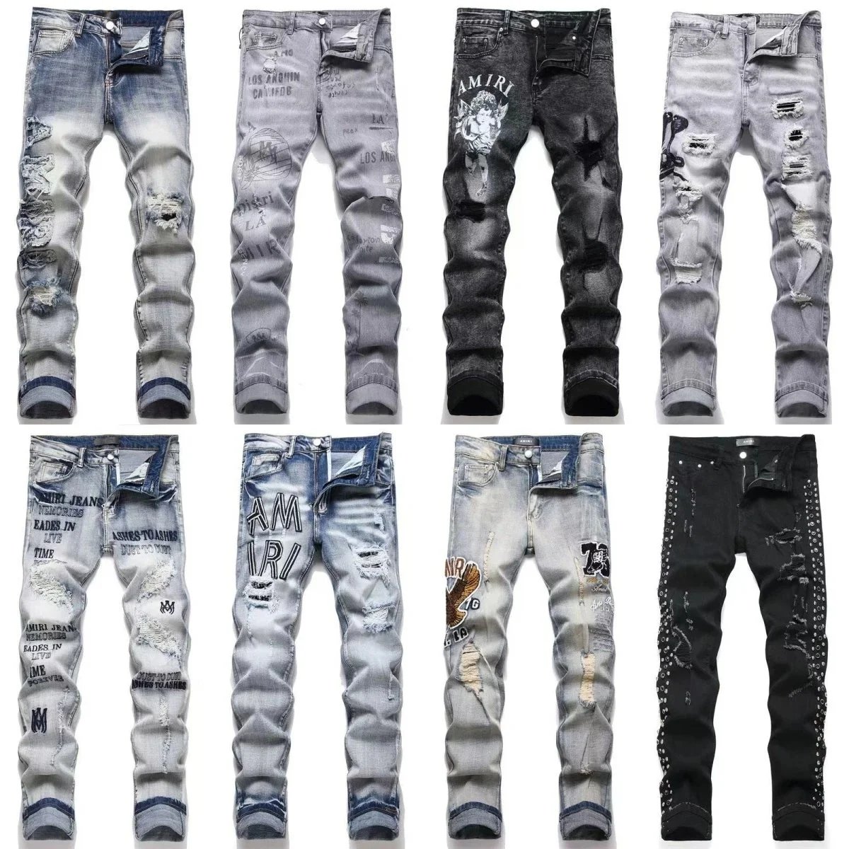 Amiri Distressed Den