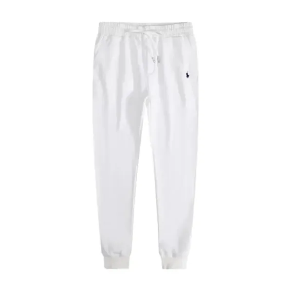 Polo Ralph Lauren Classic Fit Jogger White Sweatpants - 1