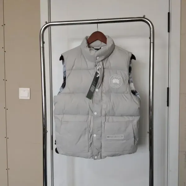 Canada Goose Freestyle Vest Light Gray Outerwear - 1