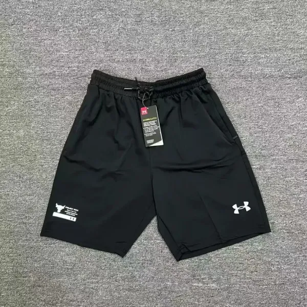 Under Armour Project Rock 3-Knob Switch Black Shorts - 1