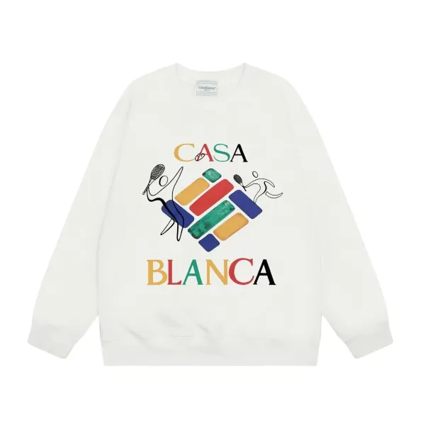 Casablanca Paris Citrus Graphic Hoodie White - 8