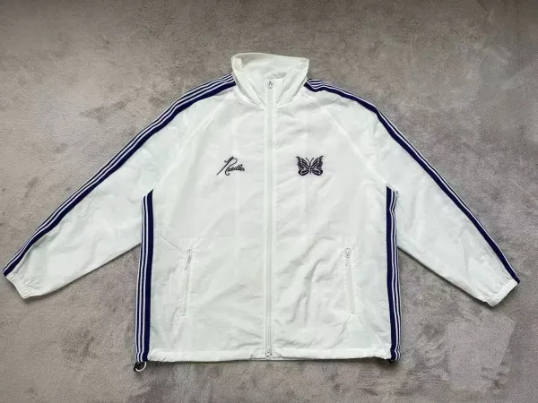 Needles Windbreaker Jacket Black Purple Outerwear.windbreaker - 5
