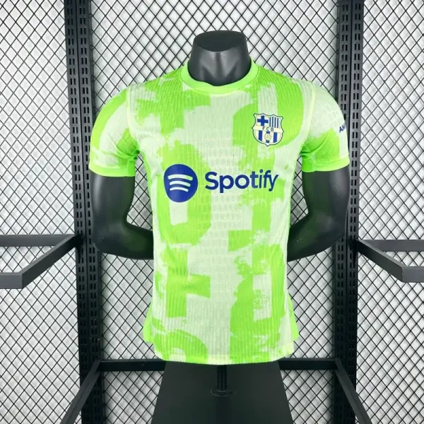 FC Barcelona 2023-24 Third Jersey Lime Green Spotify Edition - 1