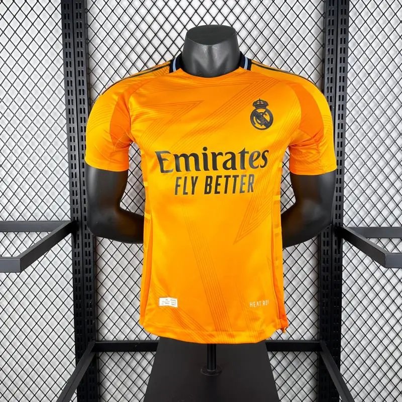 Real Madrid Third Jersey Orange 2023-24