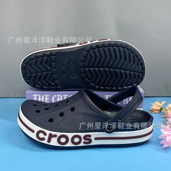 Crocs Classic Clog Pink and White Casual Sandals - 4