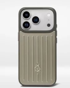 Rimowa Aluminum Case for iPhone 16 Pro Max Titanium