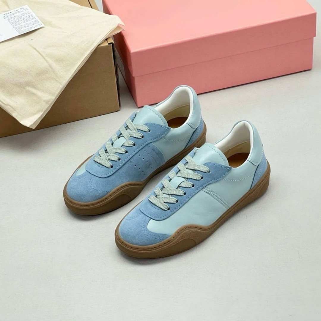 Design Pink Star-Embellished Suede Sneakers - 7