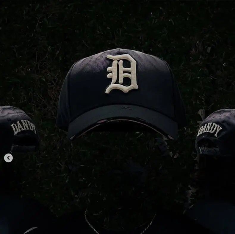 Design ThirtyOne x De Fact LA 'El Mago' Embroidered Baseball Cap Black Baseball Cap - 3
