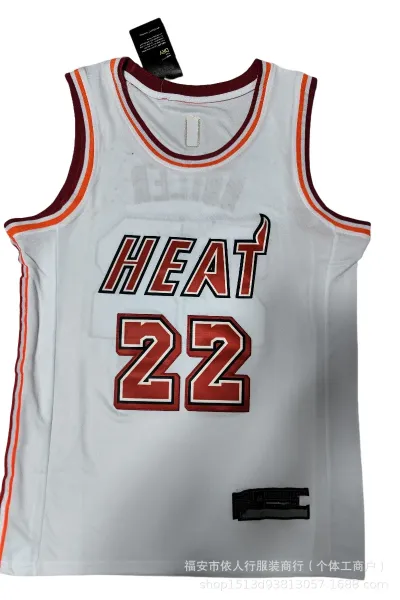 Miami Heat #22 White Replica Jersey - 1