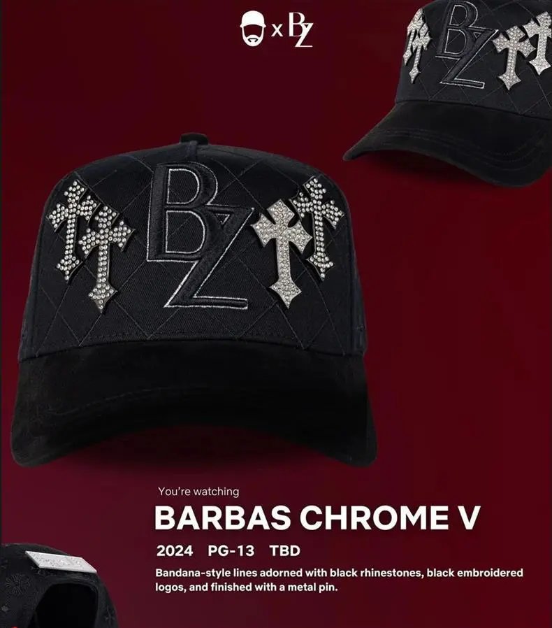 Design ThirtyOne x De Fact LA 'El Mago' Embroidered Baseball Cap Black Baseball Cap - 28