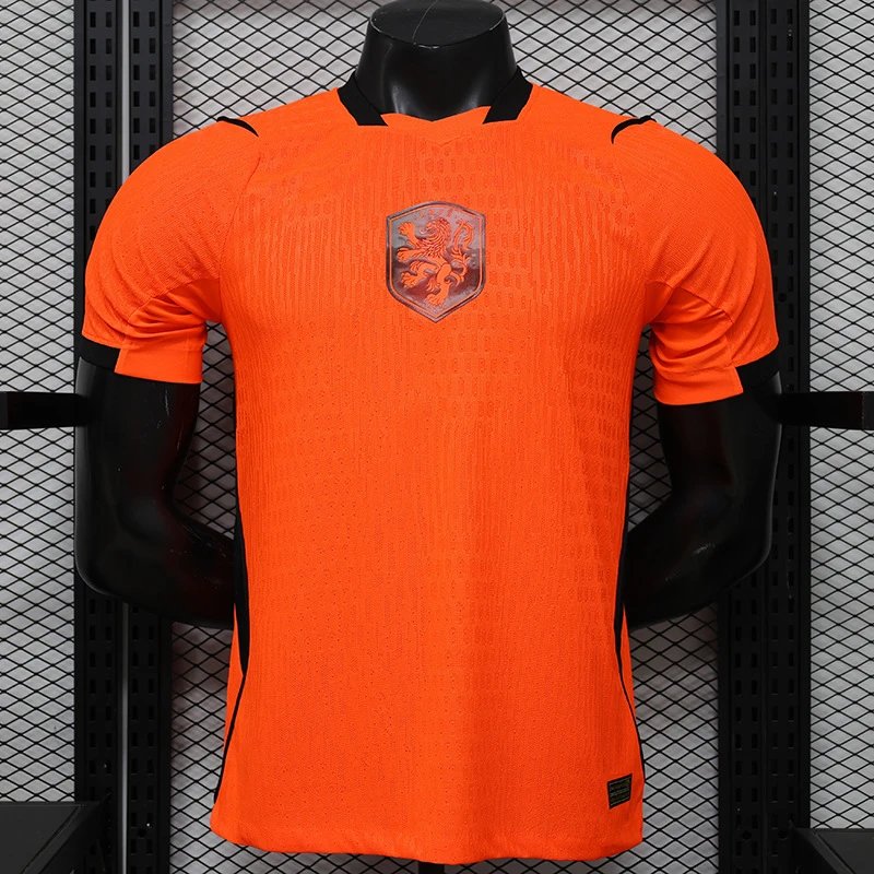 KNVB Netherlands National Team Home Jersey Orange Jersey