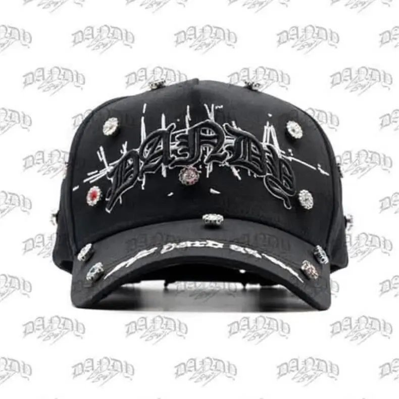 Design ThirtyOne x De Fact LA 'El Mago' Embroidered Baseball Cap Black Baseball Cap - 38