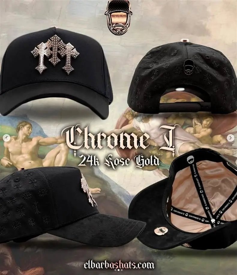 Design ThirtyOne x De Fact LA 'El Mago' Embroidered Baseball Cap Black Baseball Cap - 50