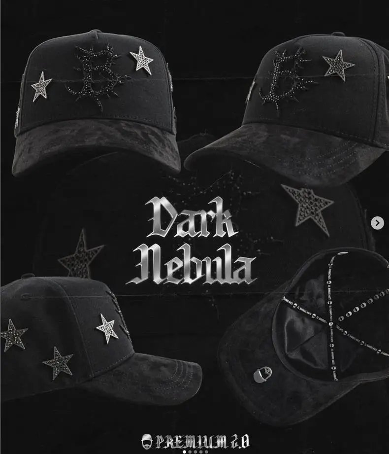 Design ThirtyOne x De Fact LA 'El Mago' Embroidered Baseball Cap Black Baseball Cap - 39