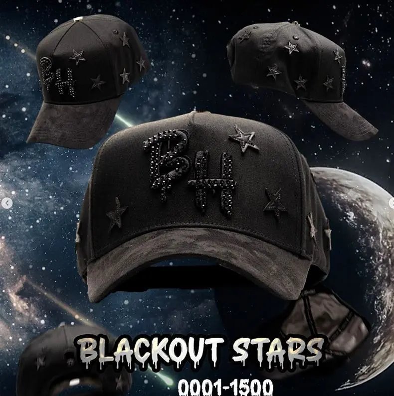 Design ThirtyOne x De Fact LA 'El Mago' Embroidered Baseball Cap Black Baseball Cap - 49