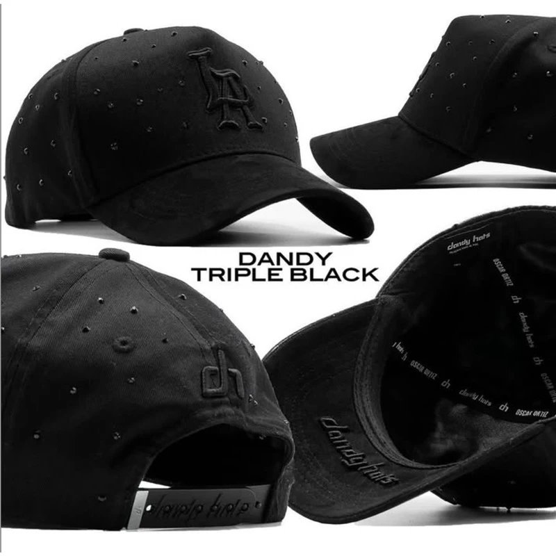 Design Dandy Hats Triple Black Baseball Cap