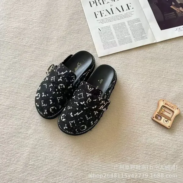 Louis Vuitton Monogram Canvas Mule Slippers Beige - 10