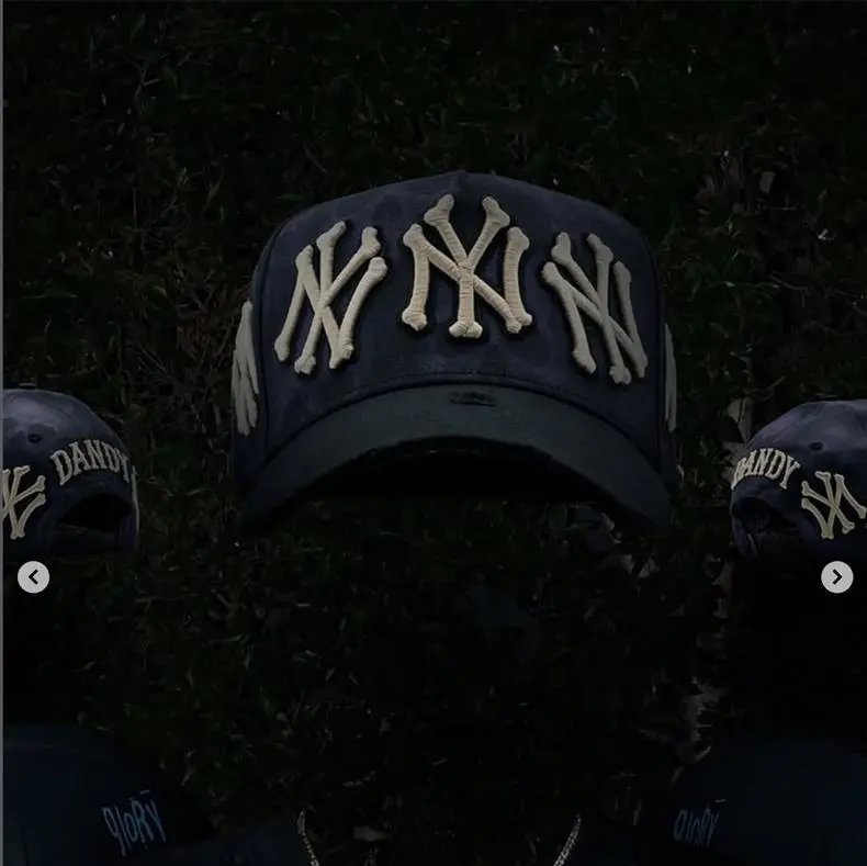 Design ThirtyOne x De Fact LA 'El Mago' Embroidered Baseball Cap Black Baseball Cap - 2