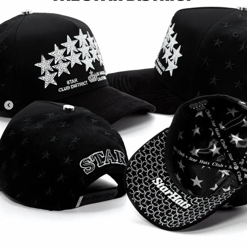 Design ThirtyOne x De Fact LA 'El Mago' Embroidered Baseball Cap Black Baseball Cap - 5