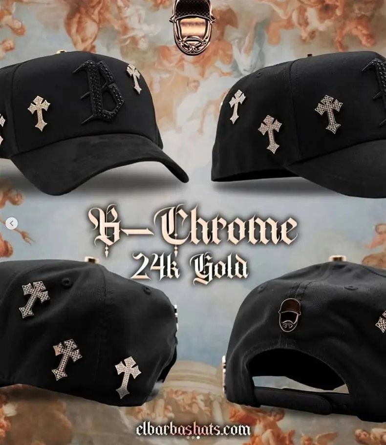 Design ThirtyOne x De Fact LA 'El Mago' Embroidered Baseball Cap Black Baseball Cap - 11