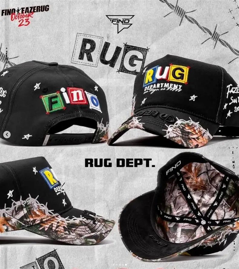 Design ThirtyOne x De Fact LA 'El Mago' Embroidered Baseball Cap Black Baseball Cap - 31