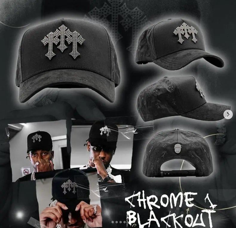 Design ThirtyOne x De Fact LA 'El Mago' Embroidered Baseball Cap Black Baseball Cap - 41