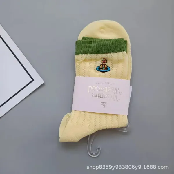 Vivienne Westwood Orb Logo Socks Pink - 8