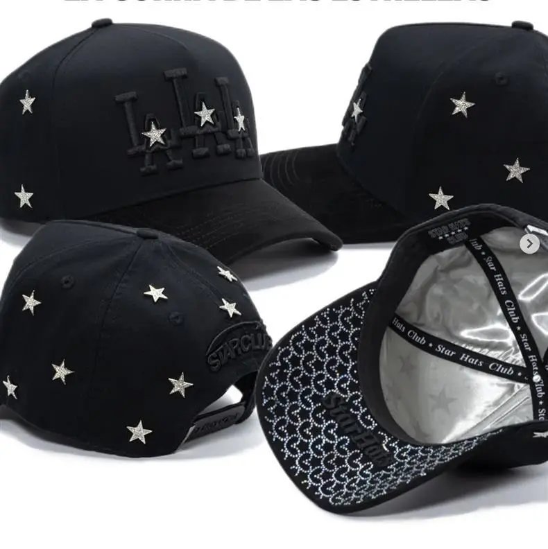 Design ThirtyOne x De Fact LA 'El Mago' Embroidered Baseball Cap Black Baseball Cap - 4