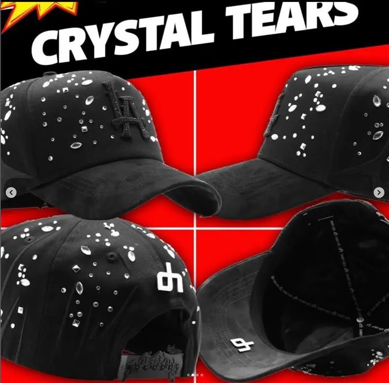 Design ThirtyOne x De Fact LA 'El Mago' Embroidered Baseball Cap Black Baseball Cap - 22