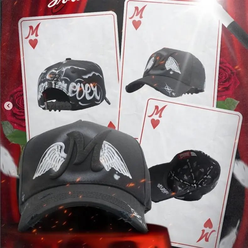 Design ThirtyOne x De Fact LA 'El Mago' Embroidered Baseball Cap Black Baseball Cap - 14