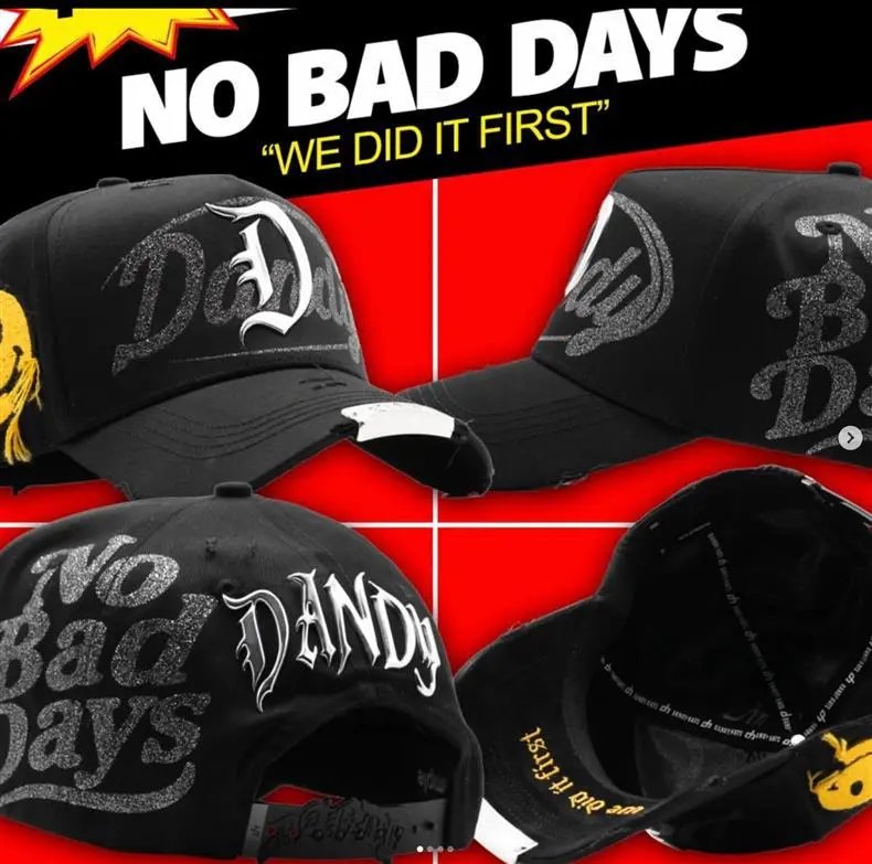 Design ThirtyOne x De Fact LA 'El Mago' Embroidered Baseball Cap Black Baseball Cap - 23