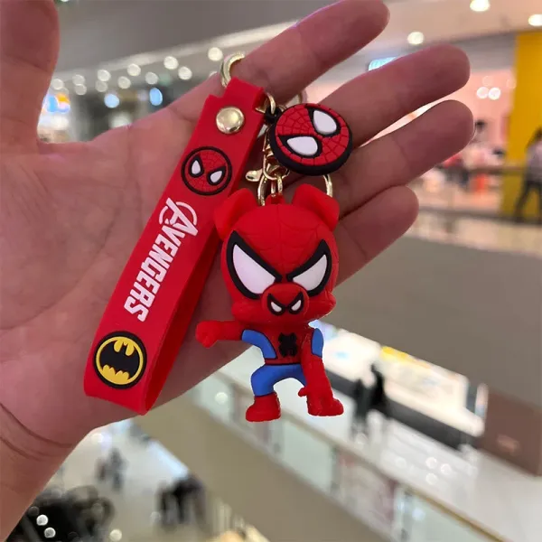 Design Marvel Avengers Spider-Man Keychain Red Multicolor Accessories - 1
