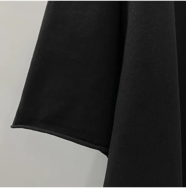 Design Four Circles Oversized T-Shirt Black Tops.t Shirts - 22