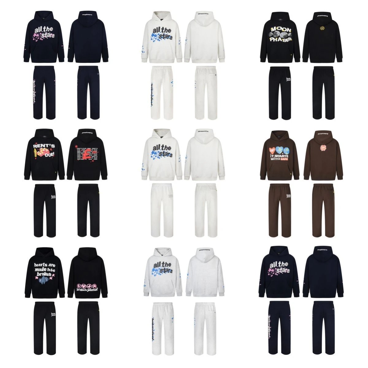 Men's Graphic Print Tracksuit Sets