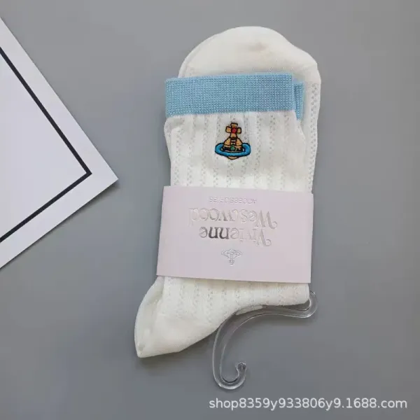Vivienne Westwood Orb Logo Socks Pink - 7