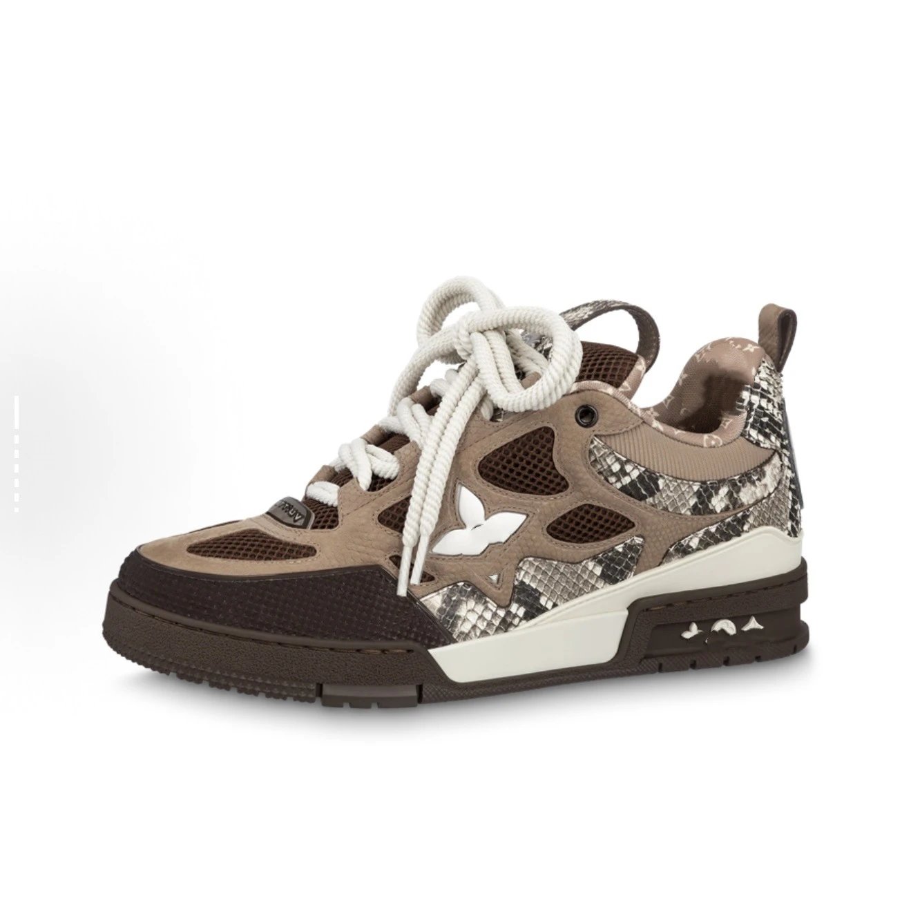 High-top v36-46 brown with raw edges SKU image
