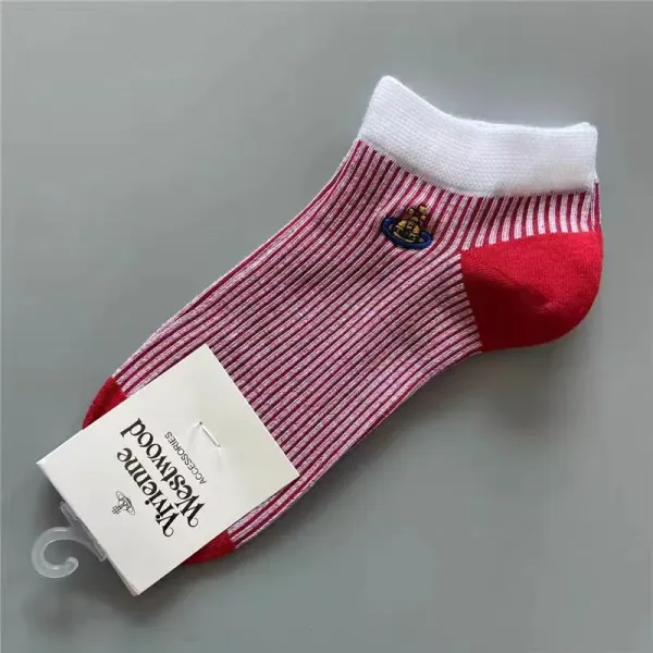 Vivienne Westwood Red Stripe Ankle Socks - 1