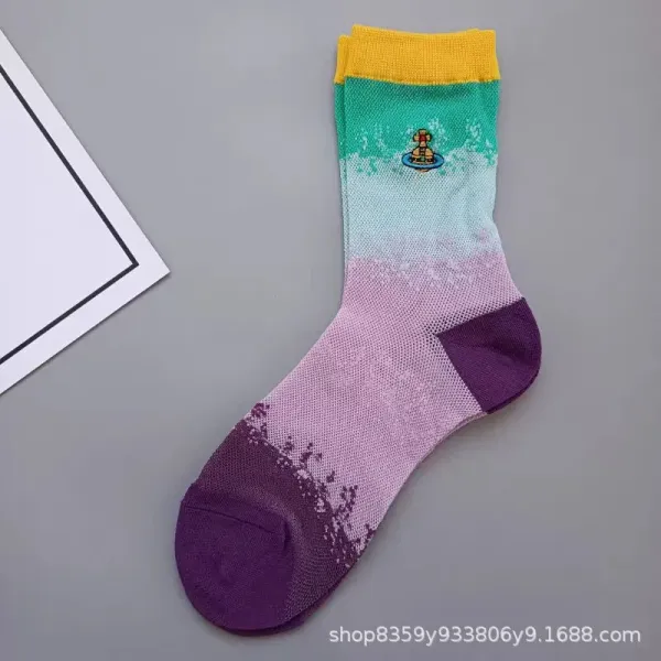 Vivienne Westwood Orb Logo Socks Pink - 10