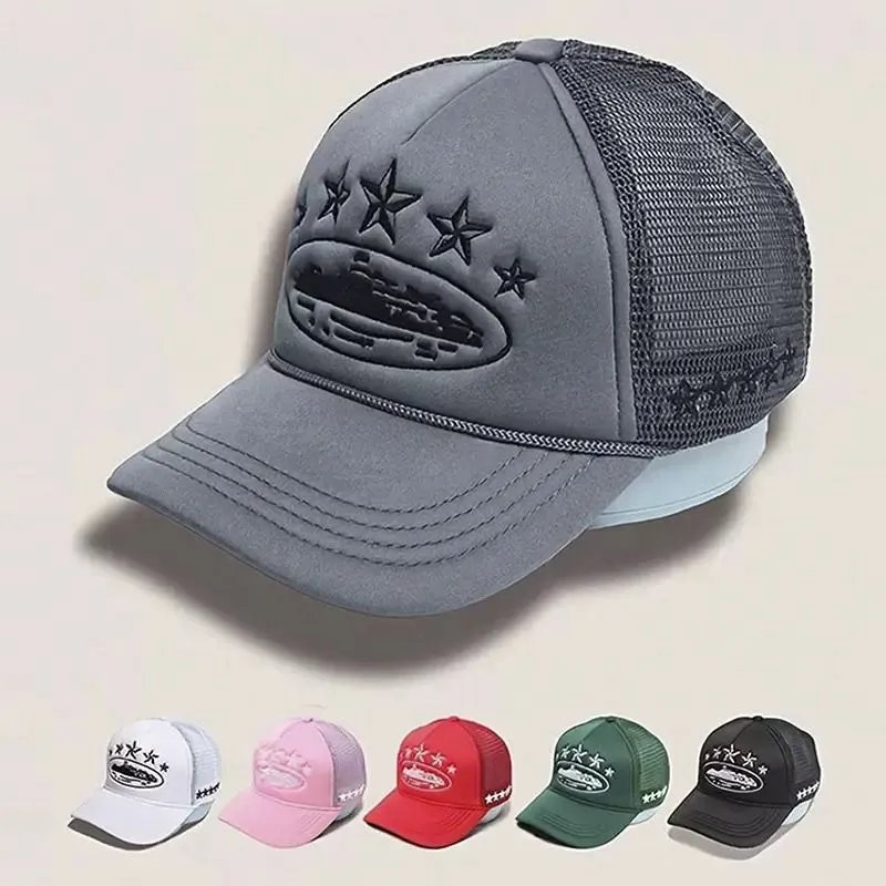 Embroidered Mesh Baseball Cap